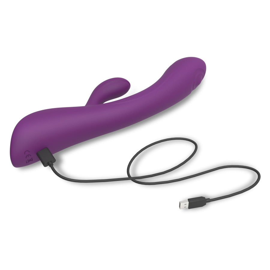 Vibro Rabbit Bunny & Clyde Love to Love 22cm Violet