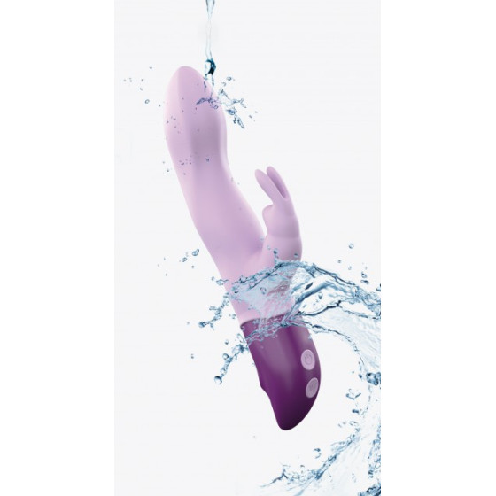Vibro HELLO RABBIT 24 x 4cm Mauve