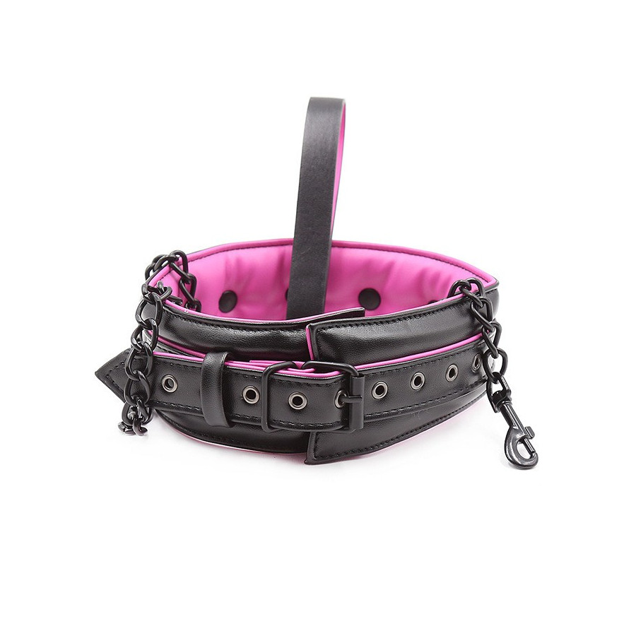Collier Laisse Rose
