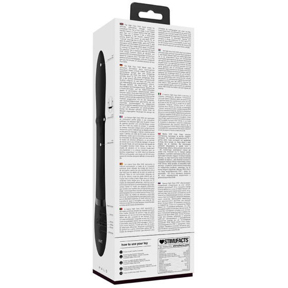 Vibro Rabbit Halo 24.5 x3.5cm Noir