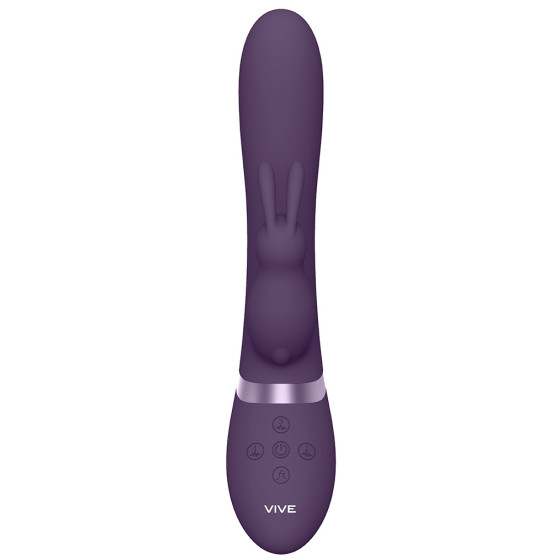 Vibro Rabbit gonflable Taka 22 x 6cm Violet