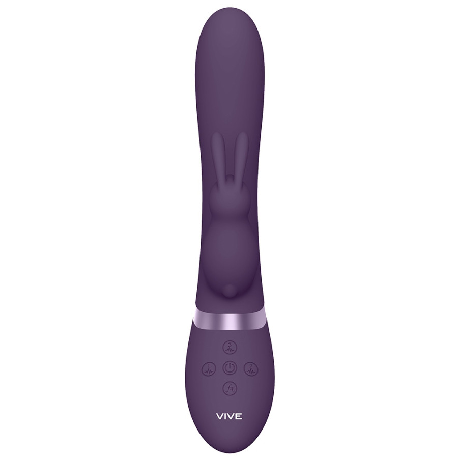 Vibro Rabbit gonflable Taka 22 x 6cm Violet