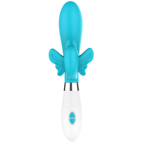 Vibro Rabbit Alexios 21cm Bleu