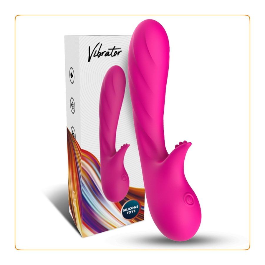 Vibro Rabbit Romance 18cm Rose