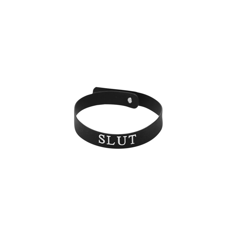 Collier Slut en silicone