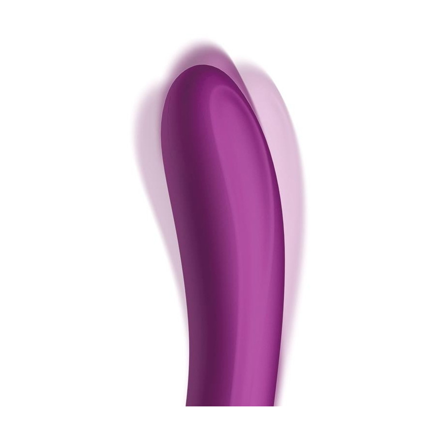 Vibro Rabbit Vibrating Double 10 x 3.5cm Violet
