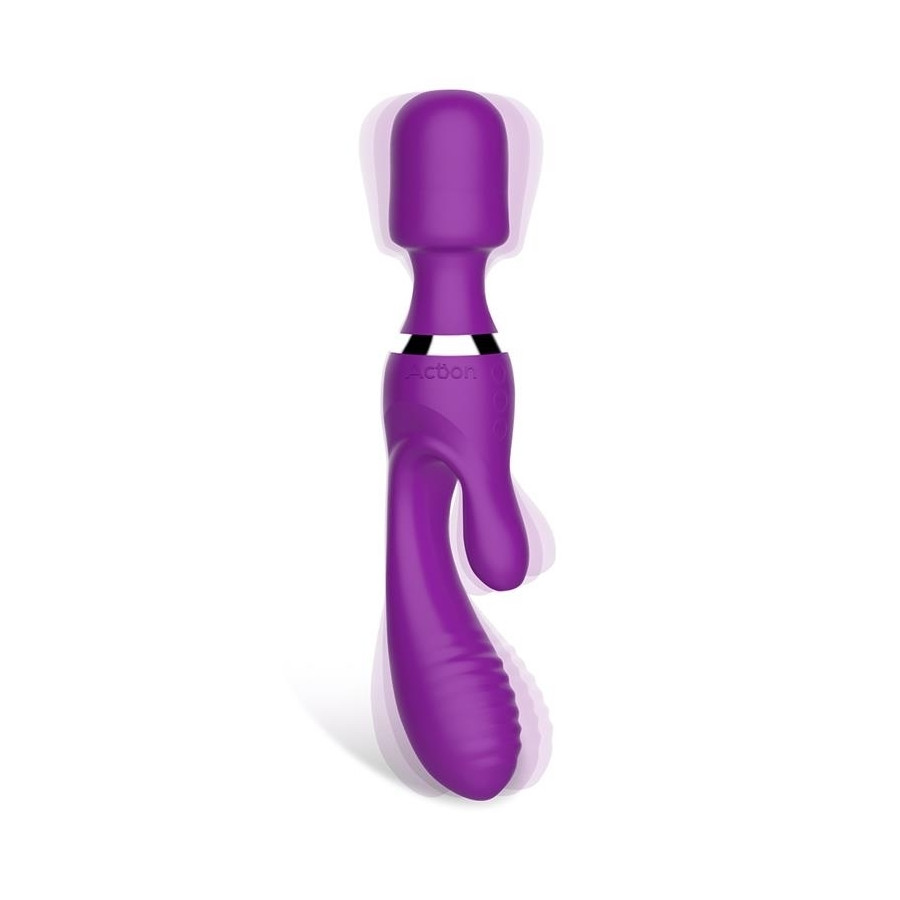 Vibro et Wand Fifteen Action Violet Vibro et Wand Fifteen Action Violet
