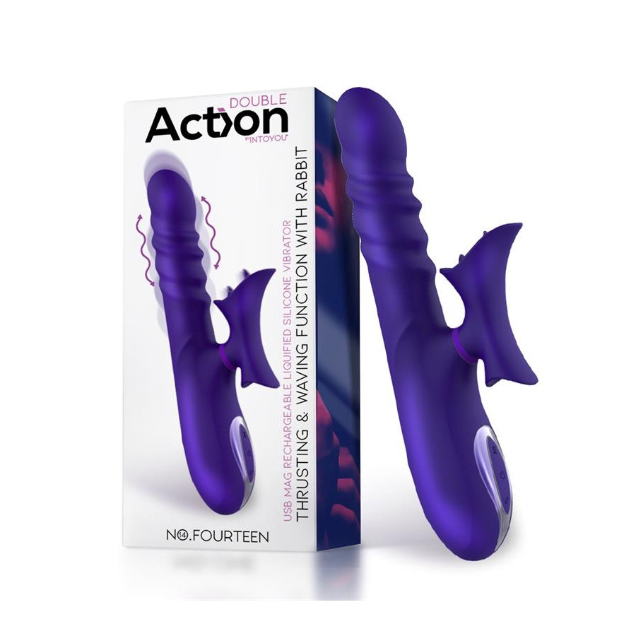 Vibro Rabbit Thrusty Wave Action 26cm