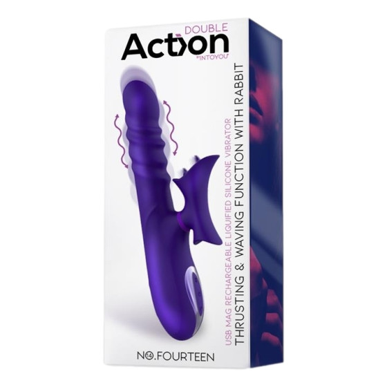 Vibro Rabbit Thrusty Wave Action 26cm
