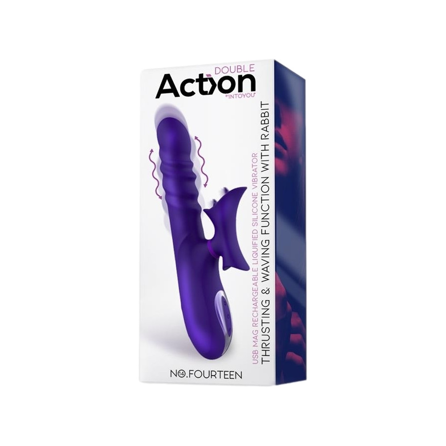 Vibro Rabbit Thrusty Wave Action 26cm