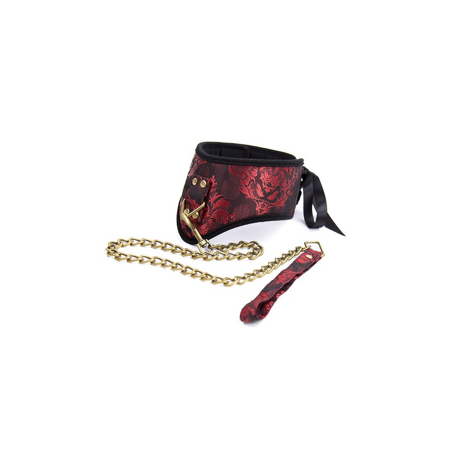 Collier Laisse SCANDAL Rouge