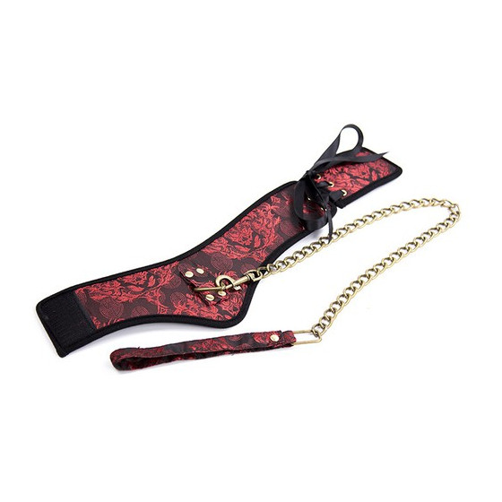 Collier Laisse SCANDAL Rouge