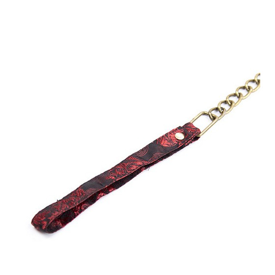 Collier Laisse SCANDAL Rouge