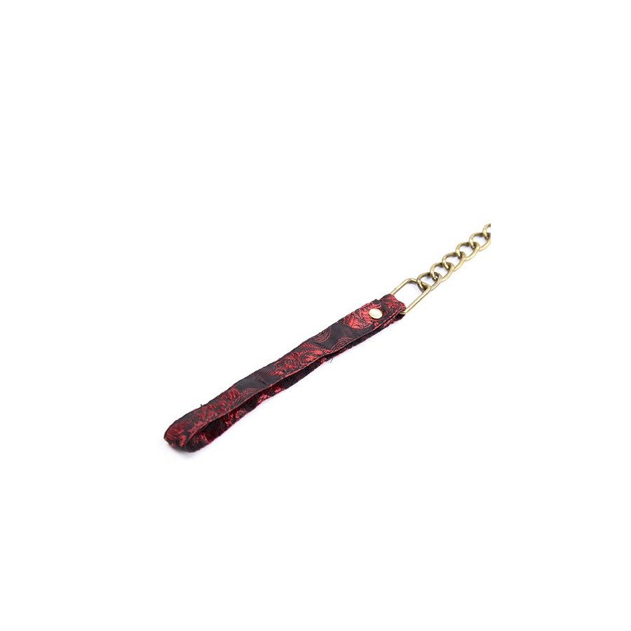 Collier Laisse SCANDAL Rouge