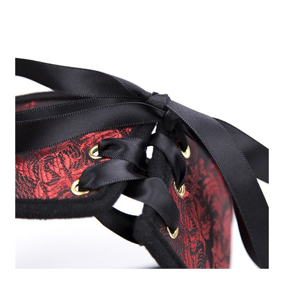 Collier Laisse SCANDAL Rouge