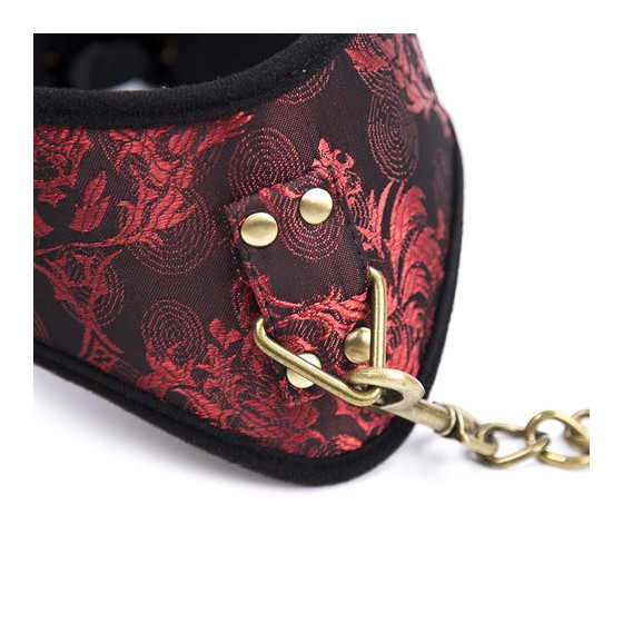 Collier Laisse SCANDAL Rouge