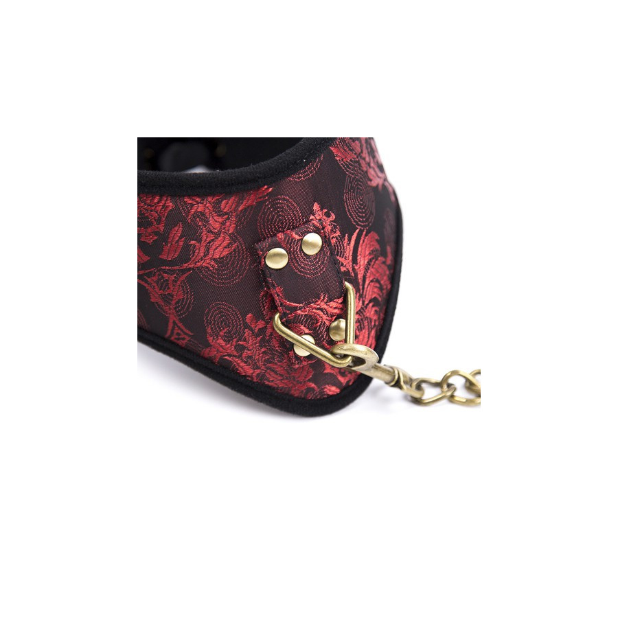 Collier Laisse SCANDAL Rouge