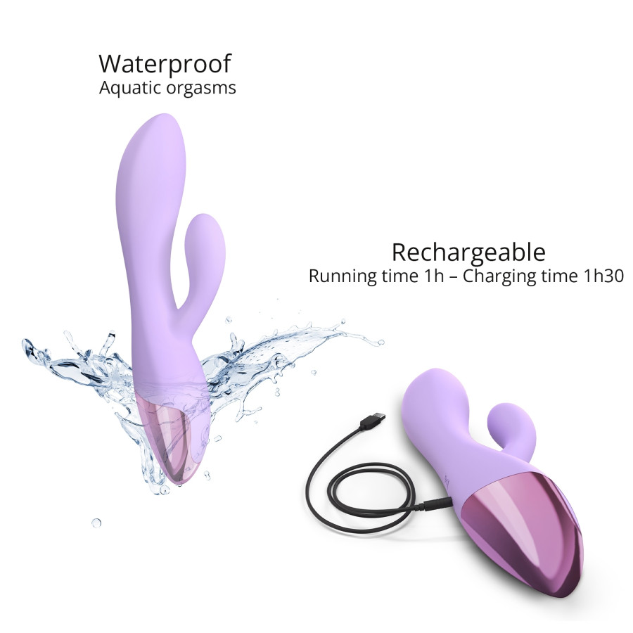 Vibro Rabbit Funky Bunny Love to Love Mauve