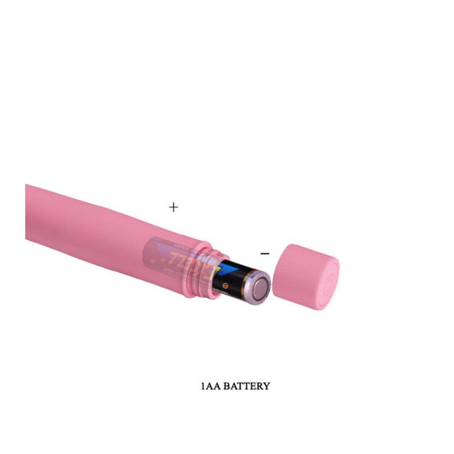 Sextoy vibrant BOGEY - 15 x 2.4 cm Rose pastel