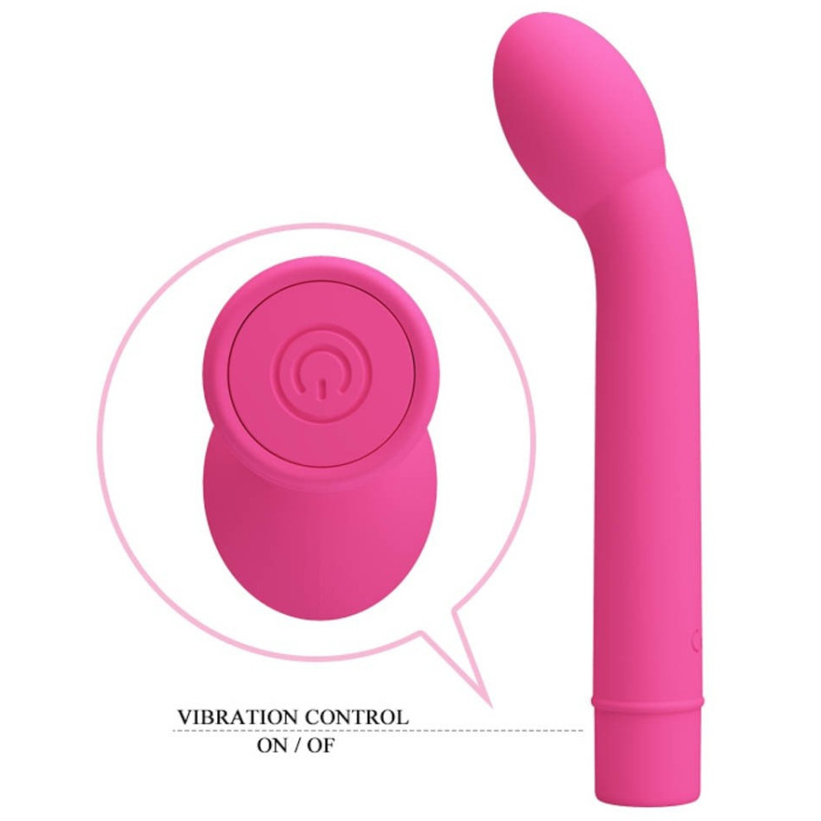 Vibro Point G Logan Pretty Love 16 x 3cm Rose