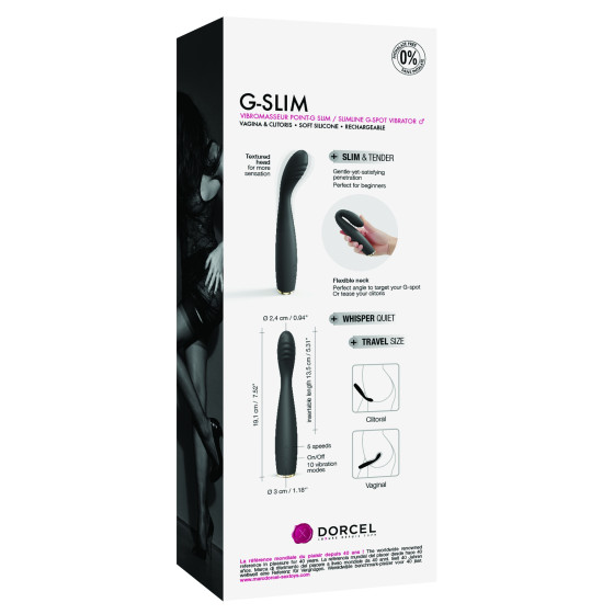 Stimulateur G-Slim Dorcel 19cm Noir