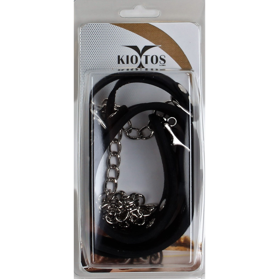 Collier et Laisse Deluxe Collar Noir