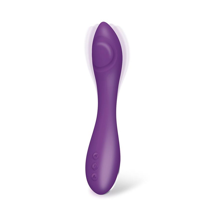 Vibro G-Spot Flap Pulsator 22cm Violet