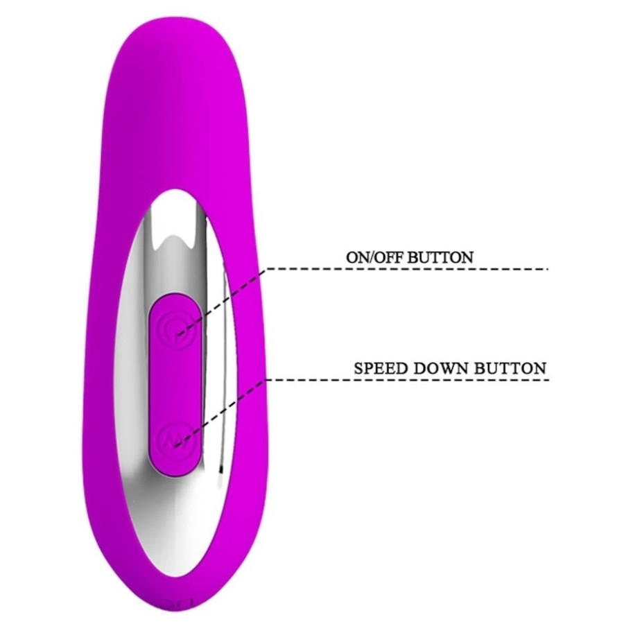 Stimulateur de prostate Piper Pretty Love 9 x 3cm Violet