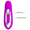 Stimulateur de prostate Piper Pretty Love 9 x 3cm Violet