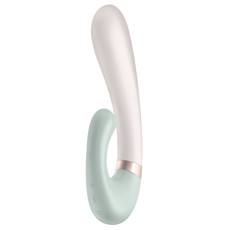 Stimulateur Point G connecté Heat Wave Satisfyer 14 x 3.5cm Menthe