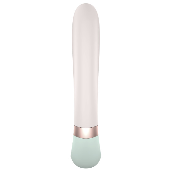 Stimulateur Point G connecté Heat Wave Satisfyer 14 x 3.5cm Menthe
