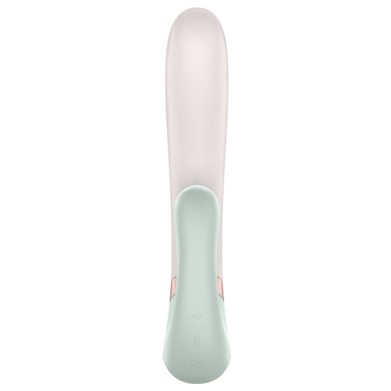 Stimulateur Point G connecté Heat Wave Satisfyer 14 x 3.5cm Menthe
