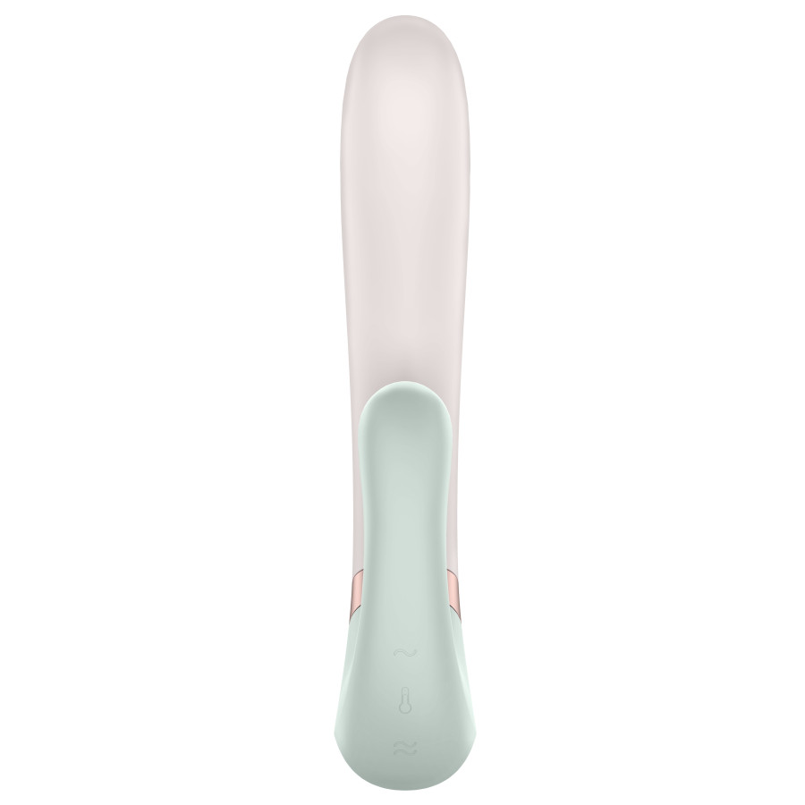 Stimulateur Point G connecté Heat Wave Satisfyer 14 x 3.5cm Menthe