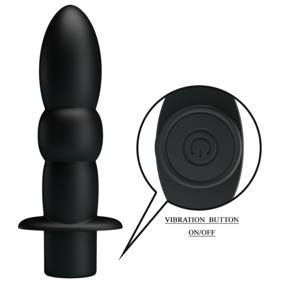 Mini Vibro Wyatt Pretty Love 11.5 x 2.7 cm Noir