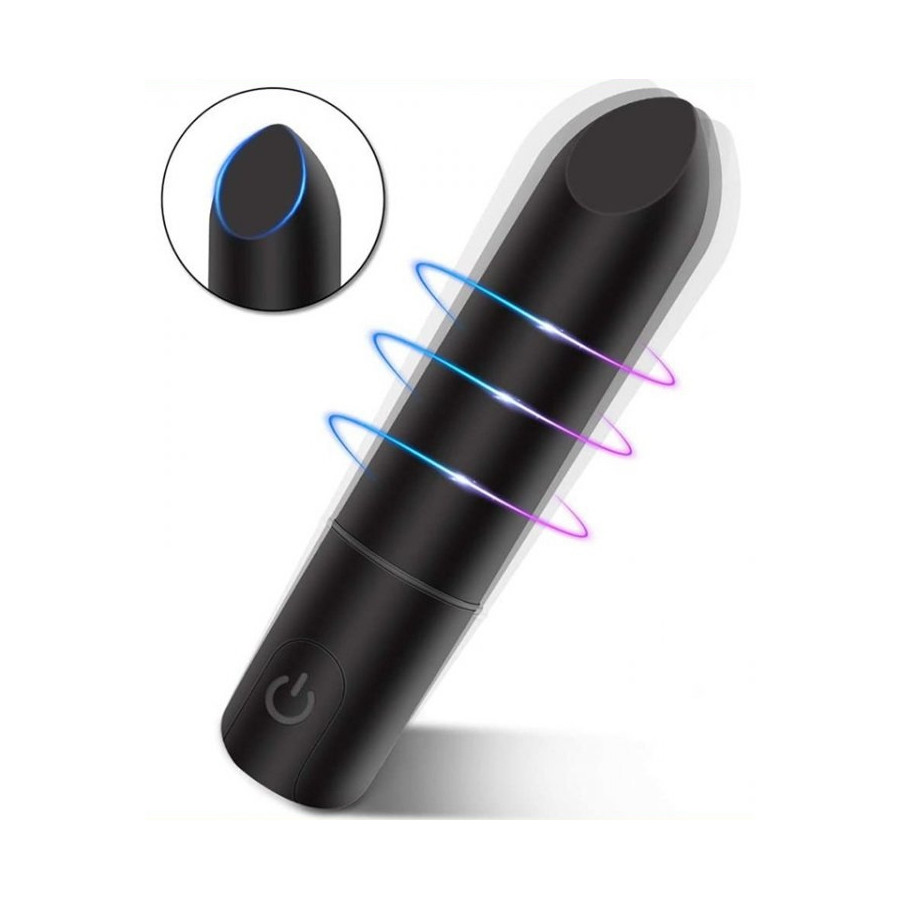 Mini Vibro Further 8.6 x 1.8cm Noir