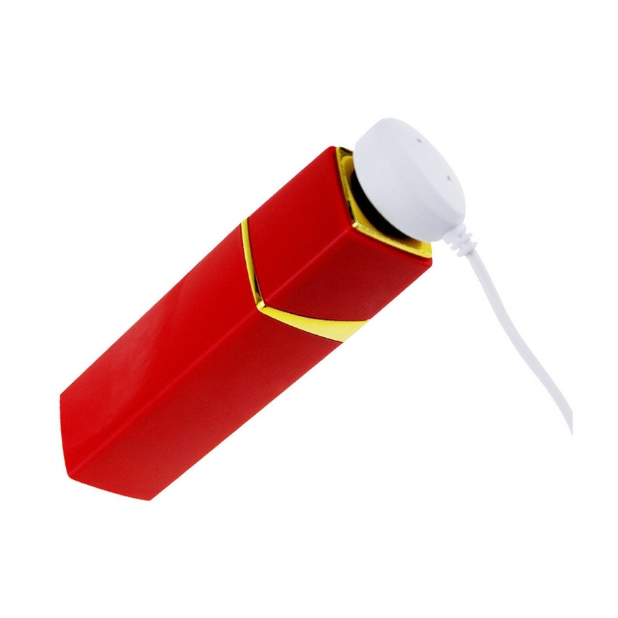 Mini Vibro Lipstick Rock 8.7 x 2.3cm Rouge