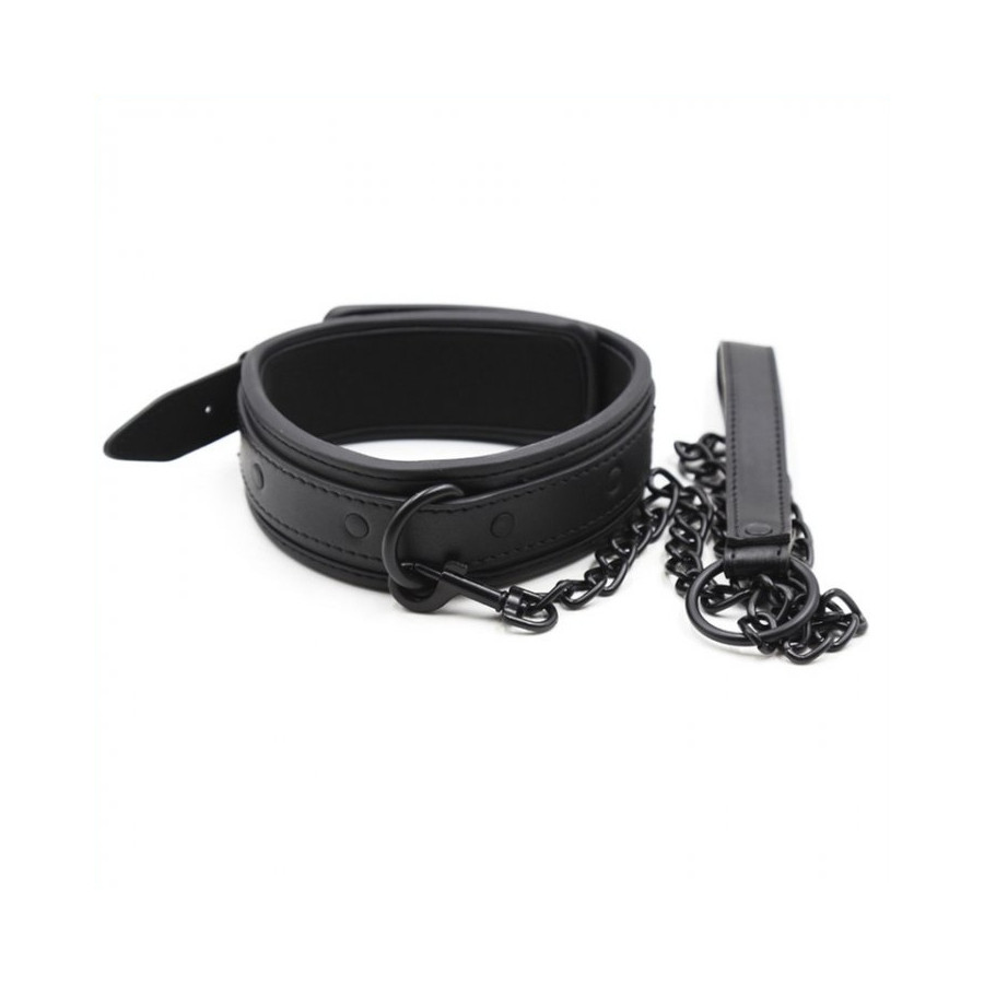 Collier + Laisse Noir