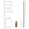 Mini Vibro Bullet Up 7.7 x 2cm Doré