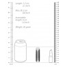 Mini Vibro Bullet Up 7.7 x 2cm Argenté