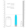 Mini Vibro Eleni 14cm Turquoise