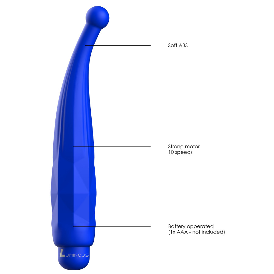 Mini vibro Lyra 15cm Bleu