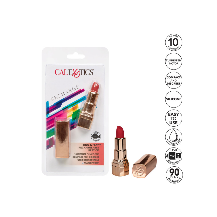 Vibro Lipstick 8cm Rouge