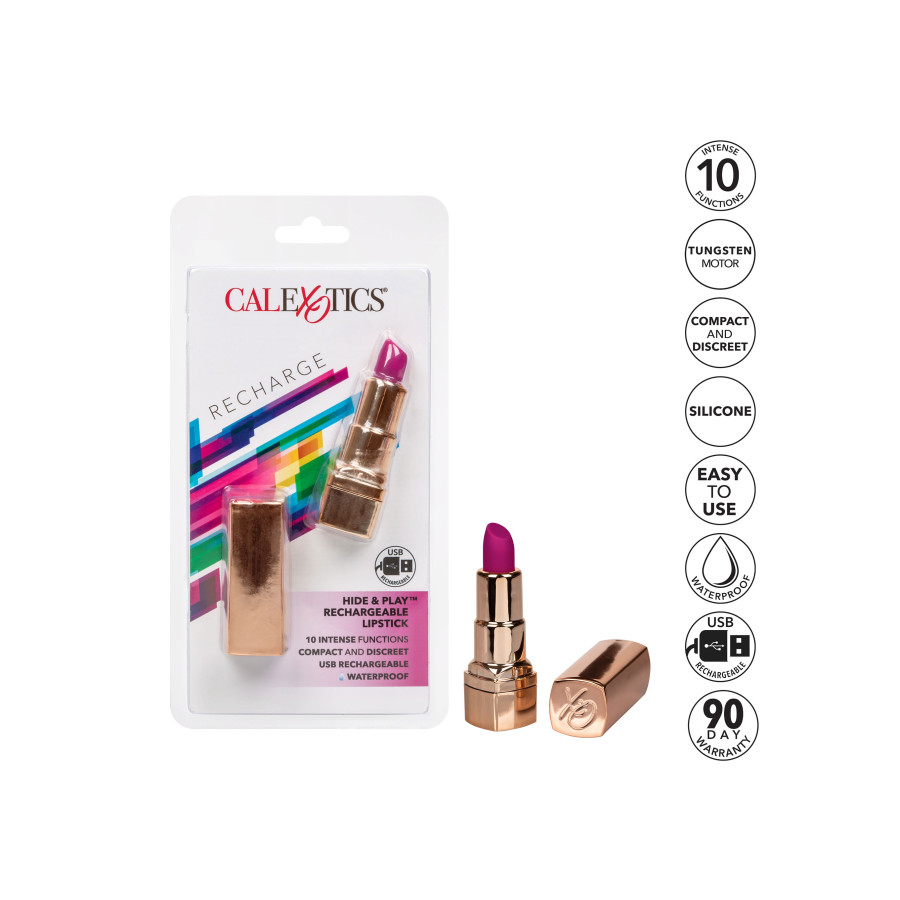 Vibro Lipstick 8cm Rose