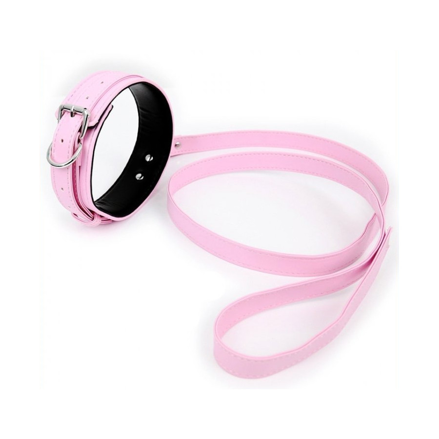 Collier et laisse Lighty Rose Collier et laisse Lighty Rose
