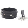 Collier Laisse Fur Noir