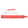 Collier et laisse Fur Sweet Rouge