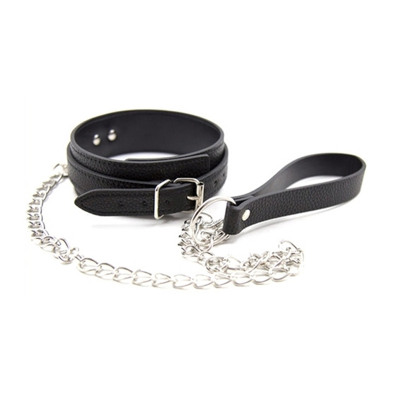 Collier avec Chaîne métal Pety Noir