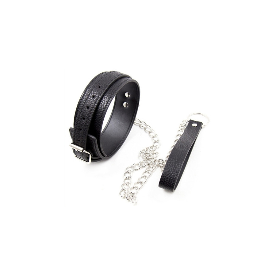 Collier avec Chaîne métal Pety Noir