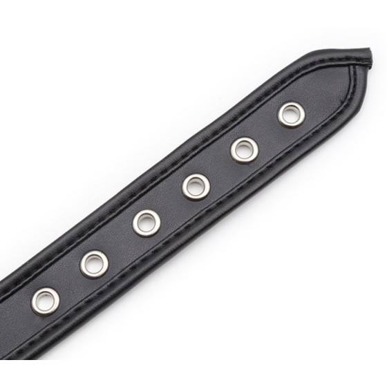Collier O Ring Simili Noir