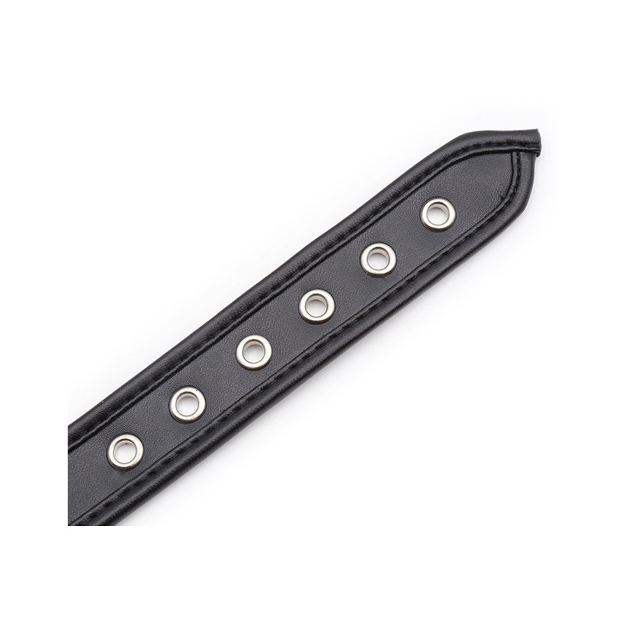 Collier O Ring Simili Noir